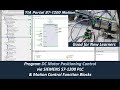 MS04b DC Motor Positioning Control Program DC Motor Positioning Control Via S7 1200 TIA Portal