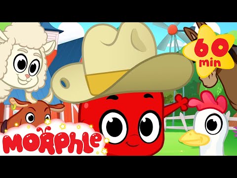 Morphle and the Farm Animals (+1 hour funny Morphle kids videos compilation)