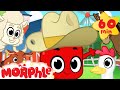 Morphle and the Farm Animals (+1 hour funny Morphle kids videos compilation)