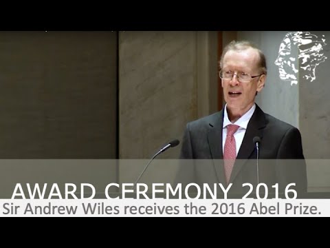 Abel Award ceremony 2016 — Andrew Wiles