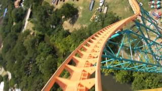 Download lagu Titan Roller Coaster [HD-POV] Front On-Ride Six Flags Over Texas mp3