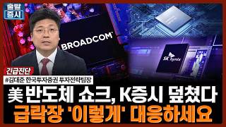 美 반도체 쇼크, K증시 덮쳤다…급락장 '이렇게' 대응하세요 | #삼성전자 #SK하이닉스 #엔비디아 #마이크…