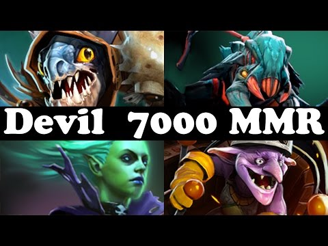 Devil 7000MMR Plays Slark, Death Prophet, Weaver And Timbersaw - Ranked Match Gameplay - Dota 2