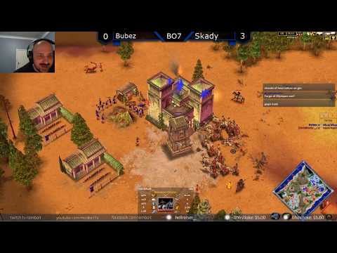 Bubez (Poseidon) vs Skady (Isis) - Age of Mythology: The Titans (Game 4)