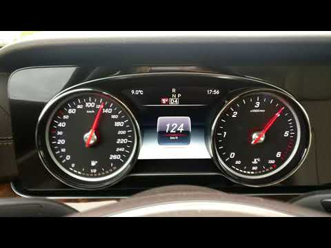 2017 Mercedes Benz E 200d ACCELERATION