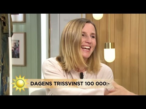 Trissvinnaren: "Det är helt underbart" - Nyhetsmorgon (TV4)