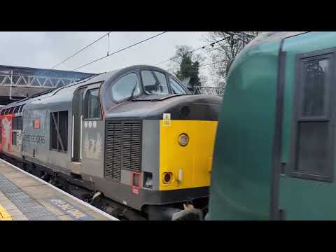 ROG Class 37 no: 37510 + 350409 @ Stafford (5Q57) 29/01/2026.