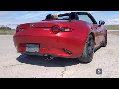 2016+ ND MAZDA MX-5 Miata ISR Muffler Delete vs Stock Axle Back *Warm Start and Acceleration*