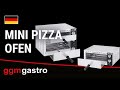 Mini forno elettrico per pizza/flambée - 2 x 33 cm - Manuale