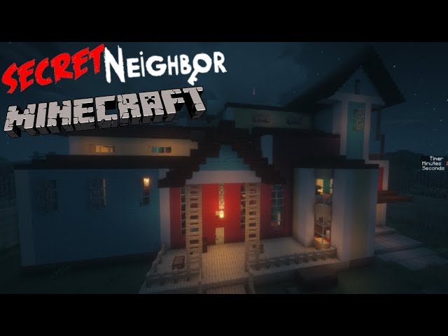 Secret Neighbor Minecraft Map