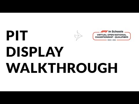 Team Aquila Virtual Pit Booth Walkthrough Video | F1 in Schools 2021