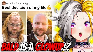 FIRST TIME REACTING TO R/BALD LIFE CHANGING GLOWUPS!  [REDDIT REACT]