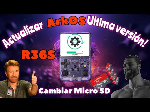 How to Install or Update ARKOS for the R36S Console 🔥💯✅Change Micro SD Card✅