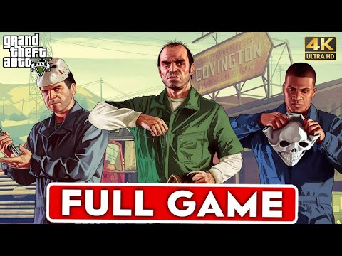 GTA 5 4K Ultra Graphics Gameplay Walkthrough FULL GAME Part 5 [4K 60FPS] - No Commentary