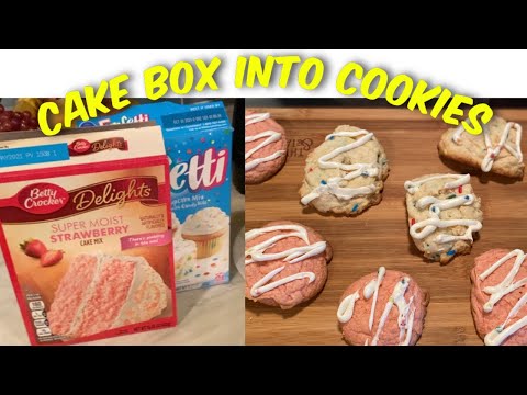 Bake With Zuly 👩🏼‍🍳|| Simple Cake Mix Into Cookies ❣️❣️
