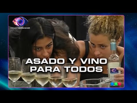 A dinner to enjoy: barbecue, wine and music for the house - Big Brother