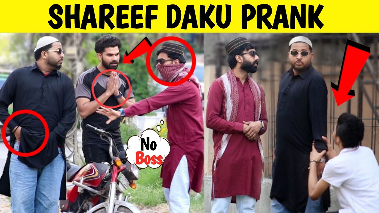Shareef Daku Prank😂 || by @sharikshah  and @decentpranks