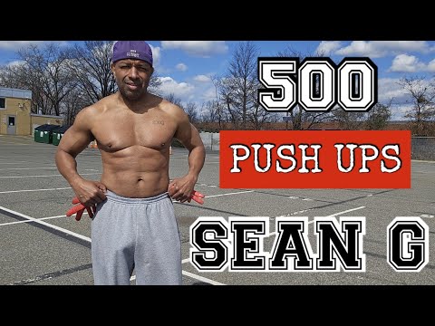 SEAN G - 55 YEARS - 500 PUSH UPS || FEDERAL PRISON CHEST WORKOUT - "30 DOWN"