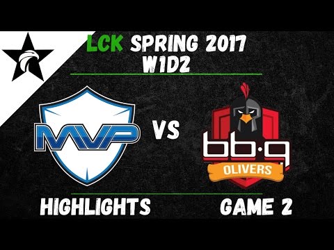 MVP vs BBQ Highlights Game 2 LCK Spring W1D2 2017 MVP vs bbq OLIVERS