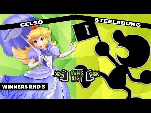 Game Nest Smash It Up: Celso (Peach) vs Steelsburg (Game & Watch) - Winners Round 3