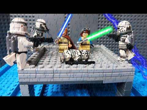 Order 66 JEDI HUNT on KAMINO Platforms! - LEGO Star Wars: MOC Challenge