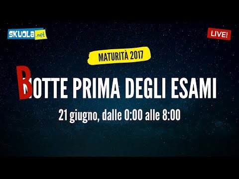 Botte Prima degli esami 2017