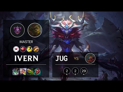 Ivern Jungle vs Graves - KR Master Patch 11.21