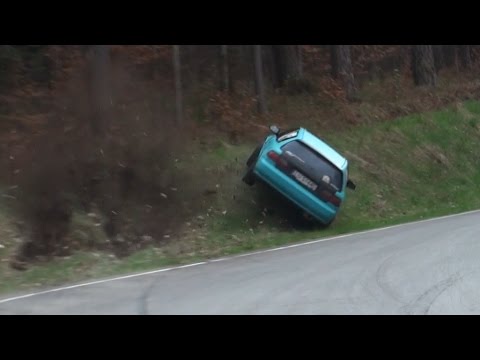 crashes dzwony ( kjs rajd rally ) SuperOES IV Runda - Tor Kielce - 2016-04-16 HD