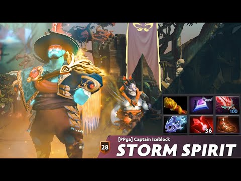 One Kill Per Minute - 25/0/13, Ultra-Offensive Build - Storm Spirit Stomp | Raw Gameplay | Dota 2