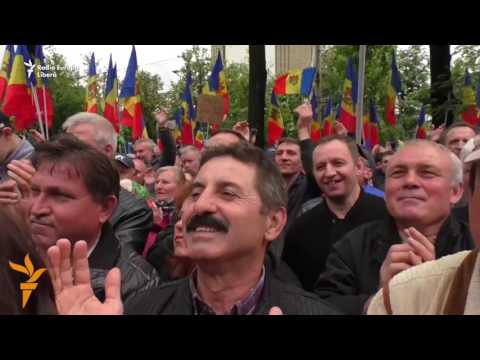 La Chișinău a avut loc un nou protest împotriva schimbării sistemului electoral