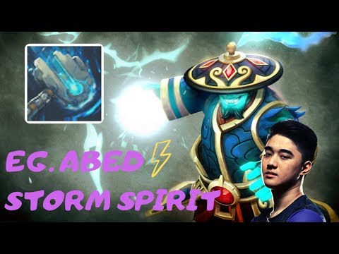 EG.Abed playing as Storm Spirit | Toying with Meme Hammer (Meteor Hammer)