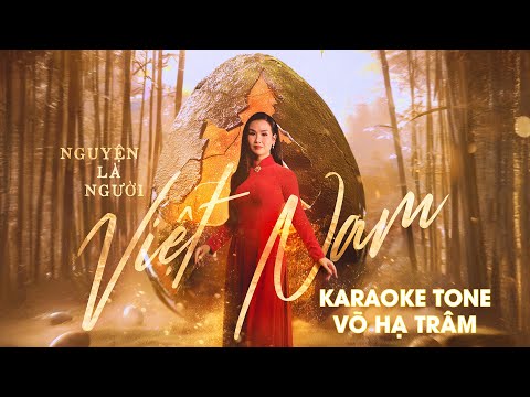 Nguyện Là Người Việt Nam - Võ Hạ Trâm | Official Karaoke Tone Chuẩn