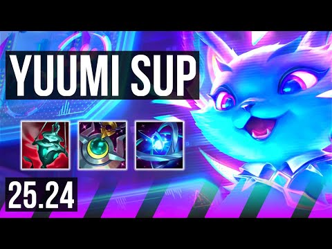 YUUMI & Tristana vs NAUTILUS & Yunara (SUP) | KR Master | 25.24