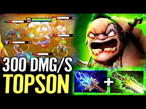 🔥 TOPSON Pudge MID NEW TEST Lose Game — Aghanim + Ethereal Blade 308 DPS 99% HOOK Dota 2 Pro