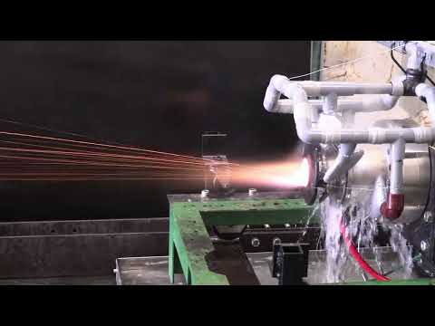 first rotation detonation engine demo - первый вращающийся детонационный двигатель