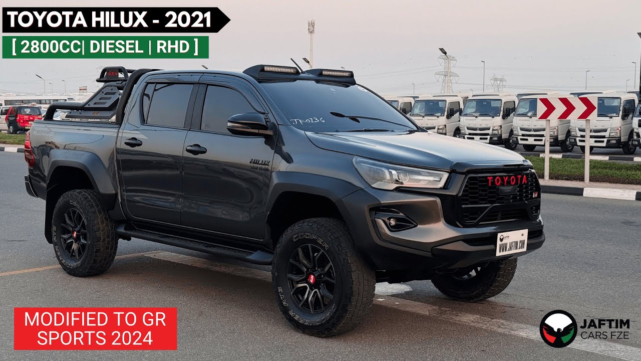 Toyota Hilux MODIFIED TO GR SPORTS 2024  | RHD | 2.8L DIESEL ENGINE | DOUBLE CABIN video