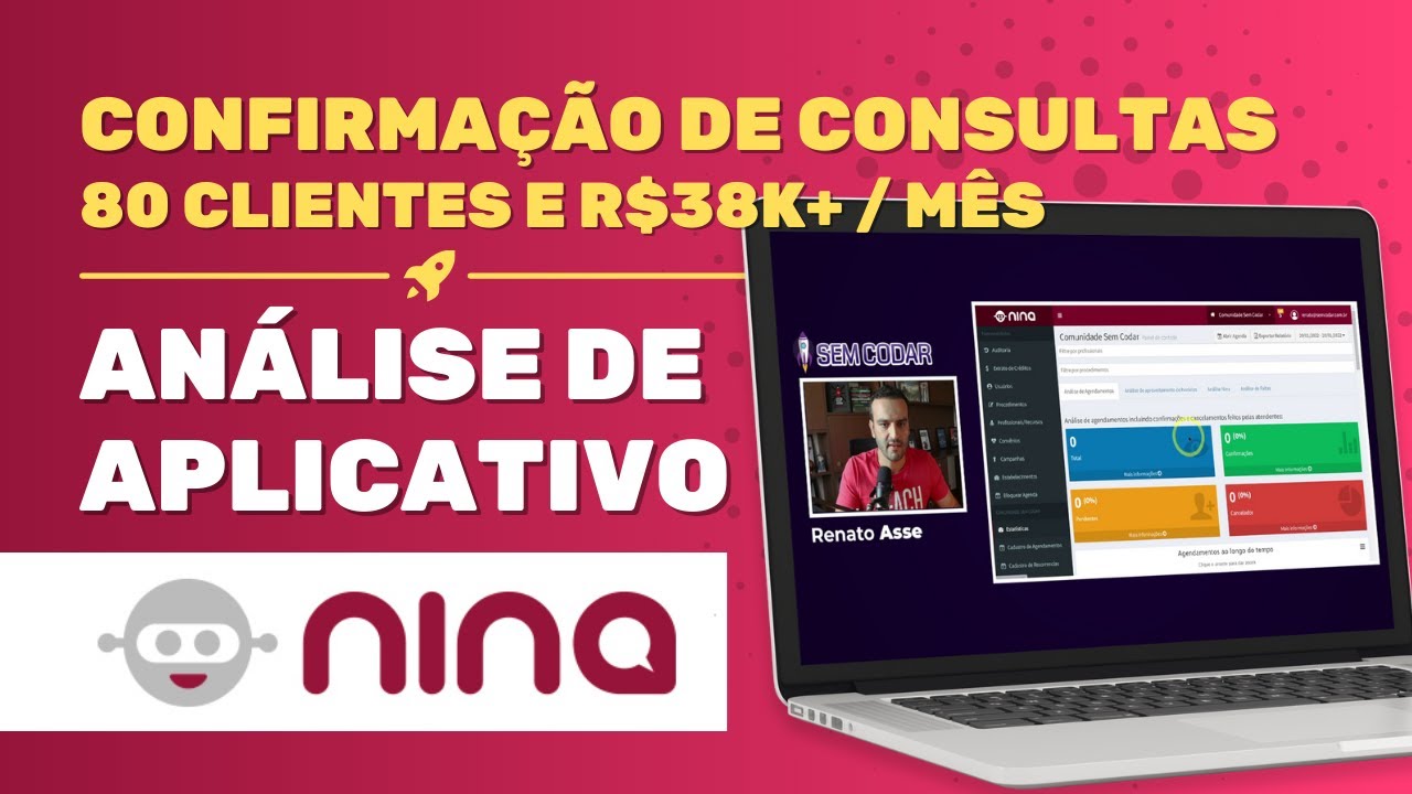 Análise de um Aplicativo SaaS de confirmação de consultas via WhatsApp (80+ clientes e R$38k+/mês)