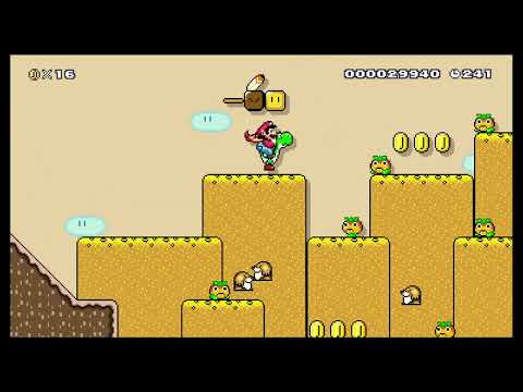 Eric's Super Mario Maker 2 Levels: Desert Desserts