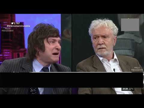 Milei casi a las piñas con un desubicado  Vení a partirme la nariz