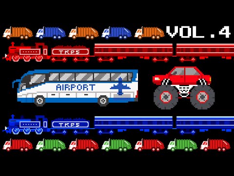 Vehicles Collection Volume 4 - Monster, Airport, Colors, Patterns - The Kids' Picture Show