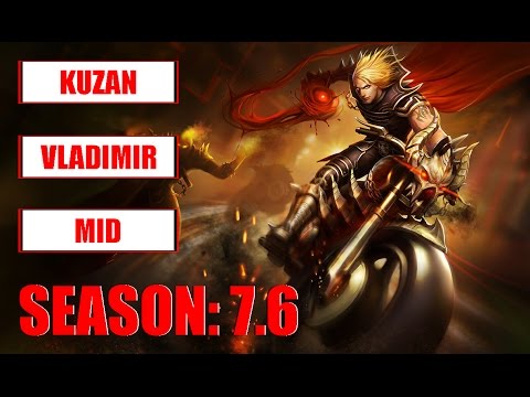 Jin Air GreenWings Kuzan Play Vladimir Mid Challenger Korean Pro Replay