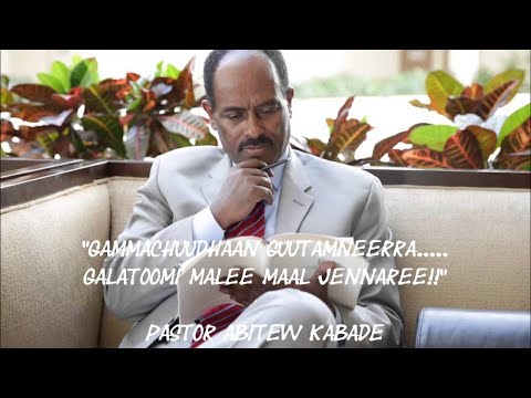 Abitew Kebede - Waanan citee sitti haafeef anatu beekaa - Gospel song @christiansongsjohn3-16