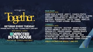 Together at Amnesia 2015 Hosting the Terrace Defected in the House