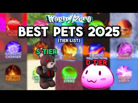 Best Pets in World Zero 2025