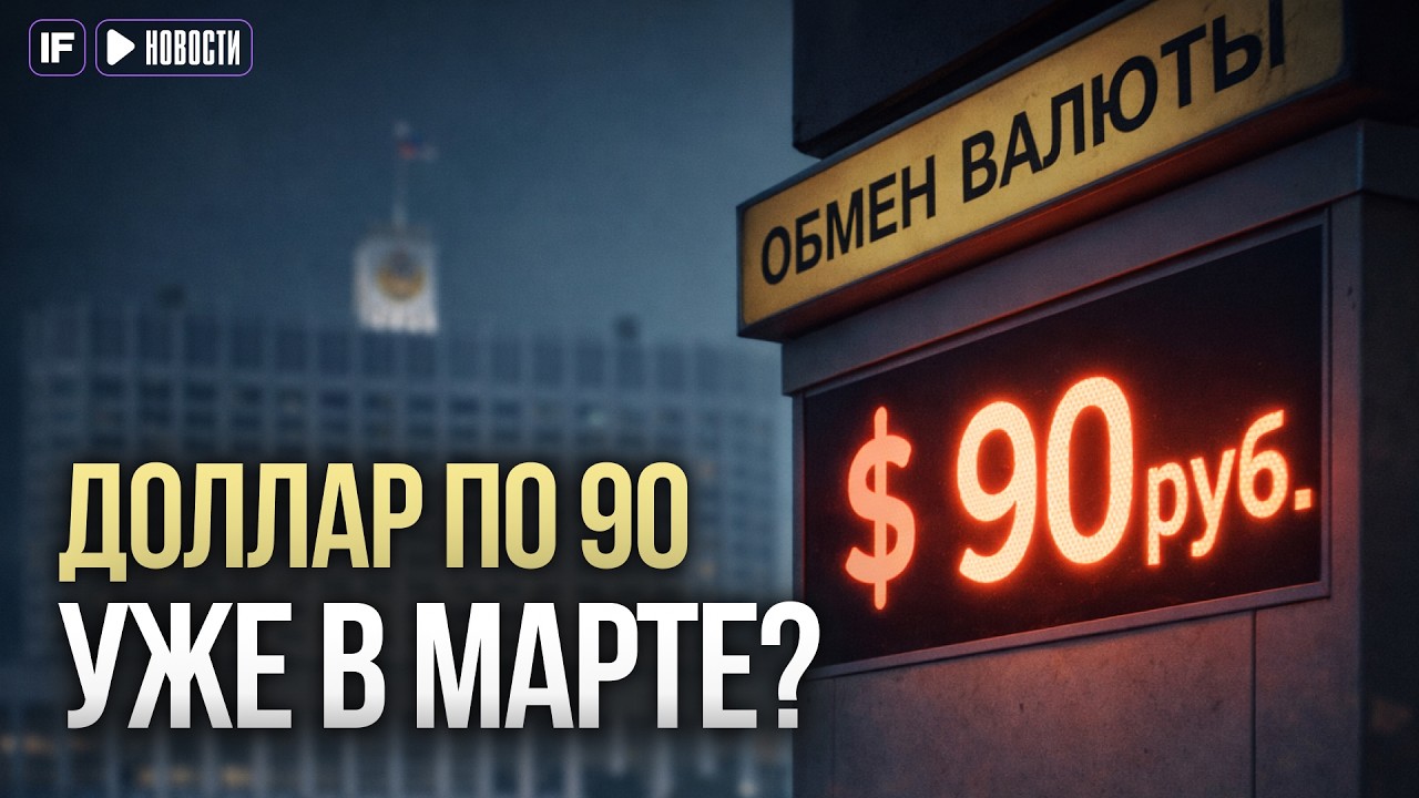 ДОЛЛАР по 90 уже ВЕСНОЙ? Минфин меняет правила игры