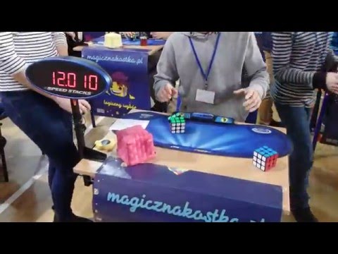 Michał Marszałek - 3x3 OH (fail) Single: 12.01