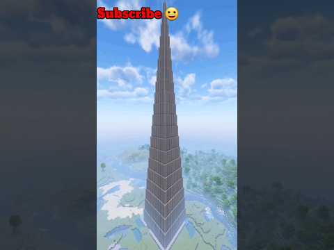 Building Minecraft Eiffel Tower in Minutes! 😱🗼 #viral #shorts