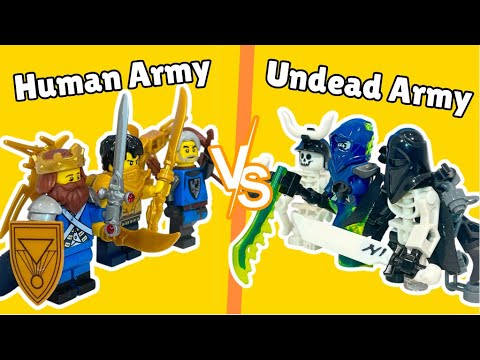 I Built an Epic Lego Battle Between Two Medieval Armies