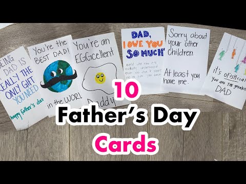 Funny Father's Day Cards // DIY Father's Day Cards