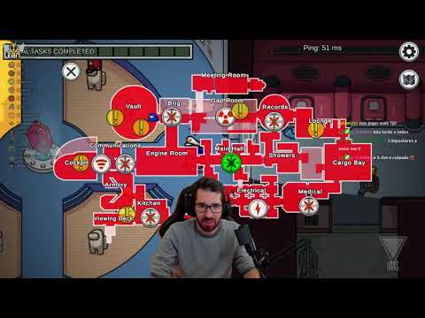 ESTE MAPA DE AMONG US É CAÓTICO COM 15 PESSOAS